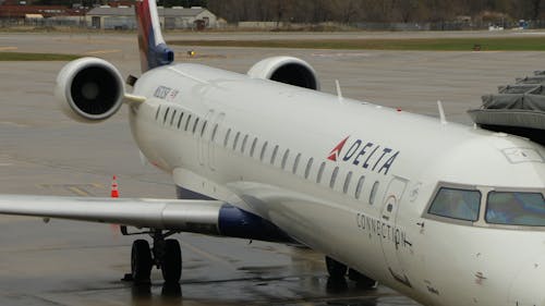 Airplane at Airport Runway