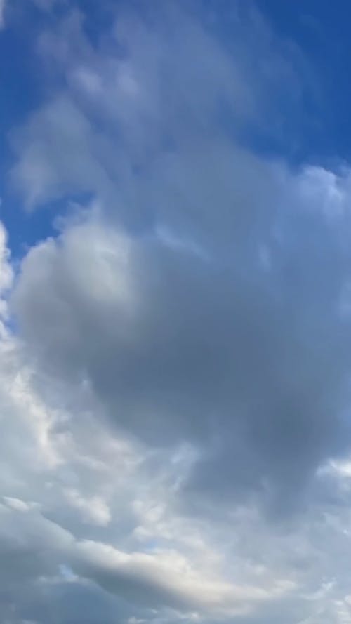 Time Lapse of Clouds on Sky