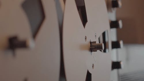 Analog Tape Recorder in Close Up