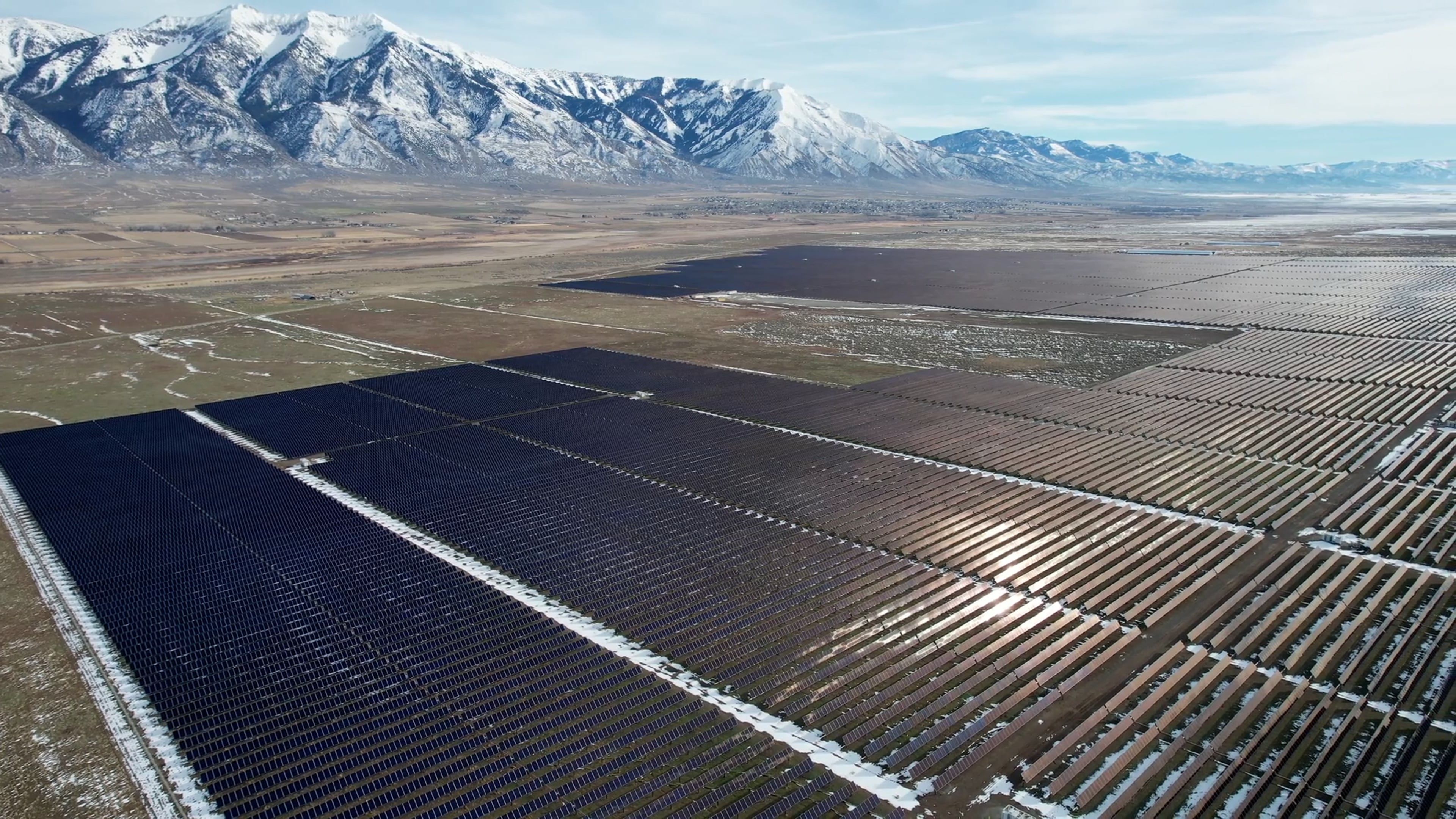 Drone Footage of a Solar Farm Free Stock Video Footage, Royalty-Free 4K ...