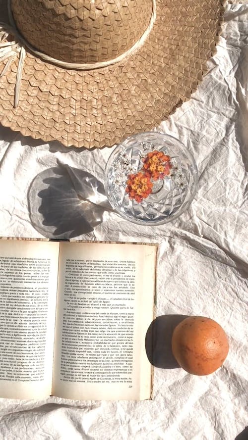 Fruit Rolling near Page, Hat and Cup