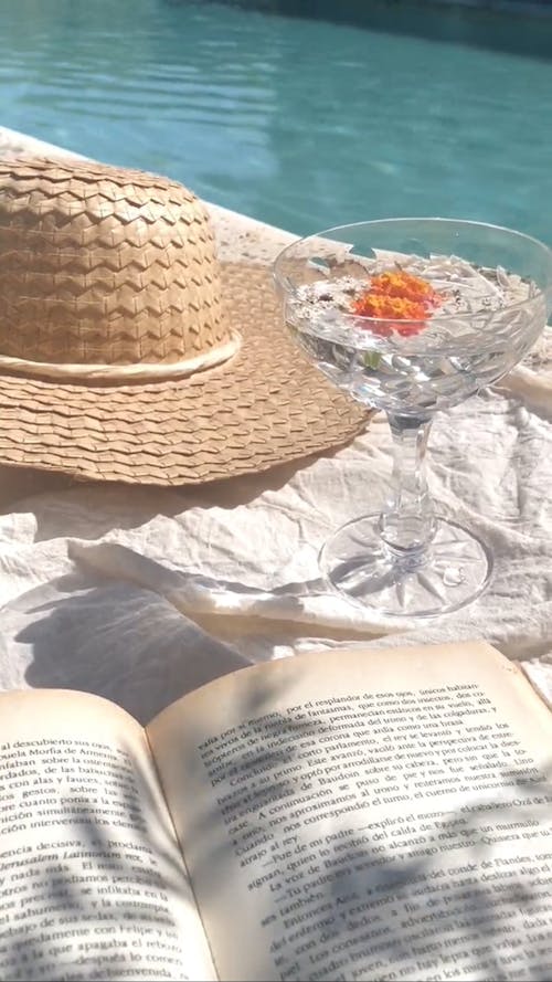 Hat and Cup by Book