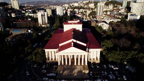 Aerial View on Opera House in Sochi