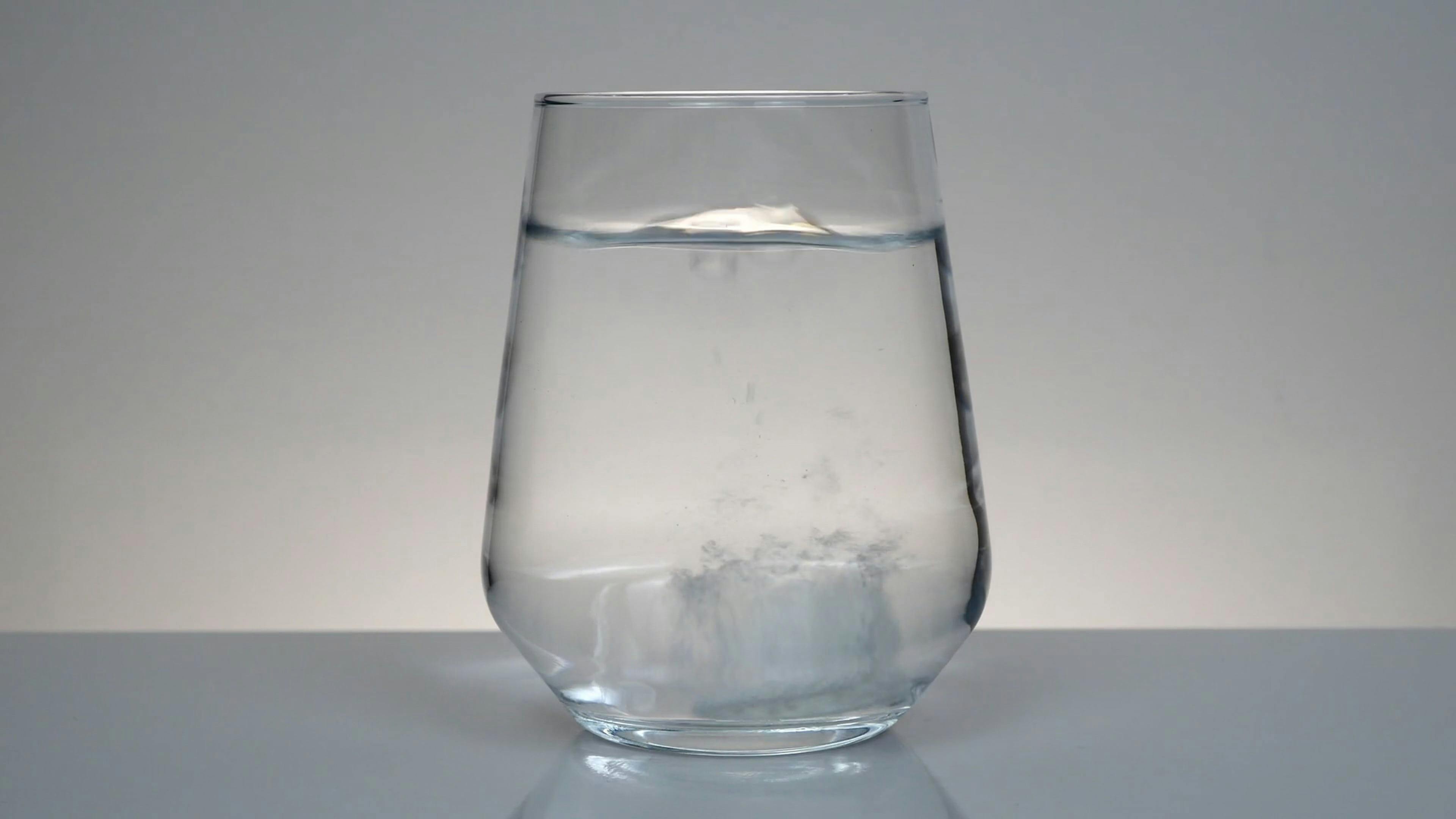 Tablet Dissolving in Water · Free Stock Video