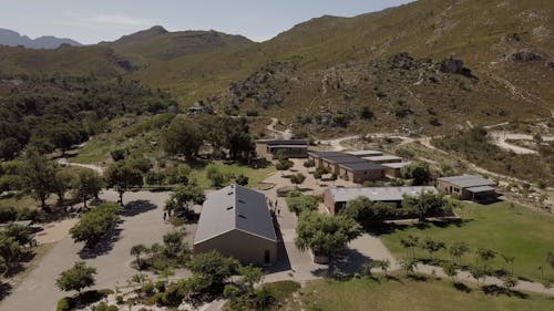 Aerial View on Summer Camp
