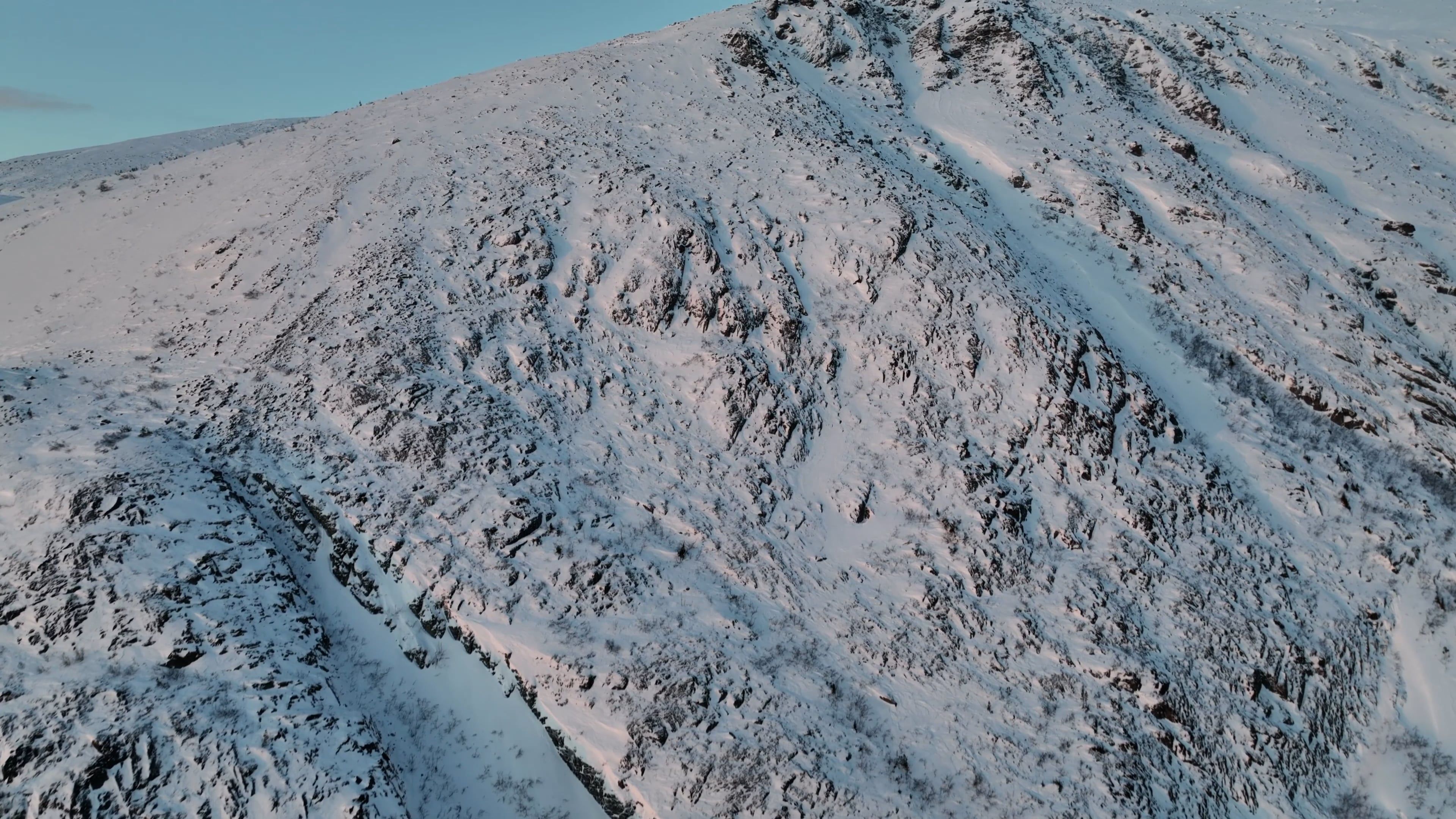 Drone Footage of Snow Covered Mountains Free Stock Video Footage ...