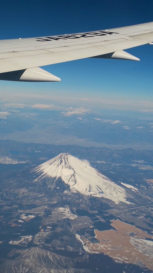 Mt Fuji from Airplane