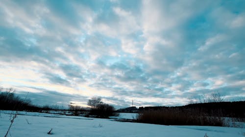 Timelapse of Winter Landscape