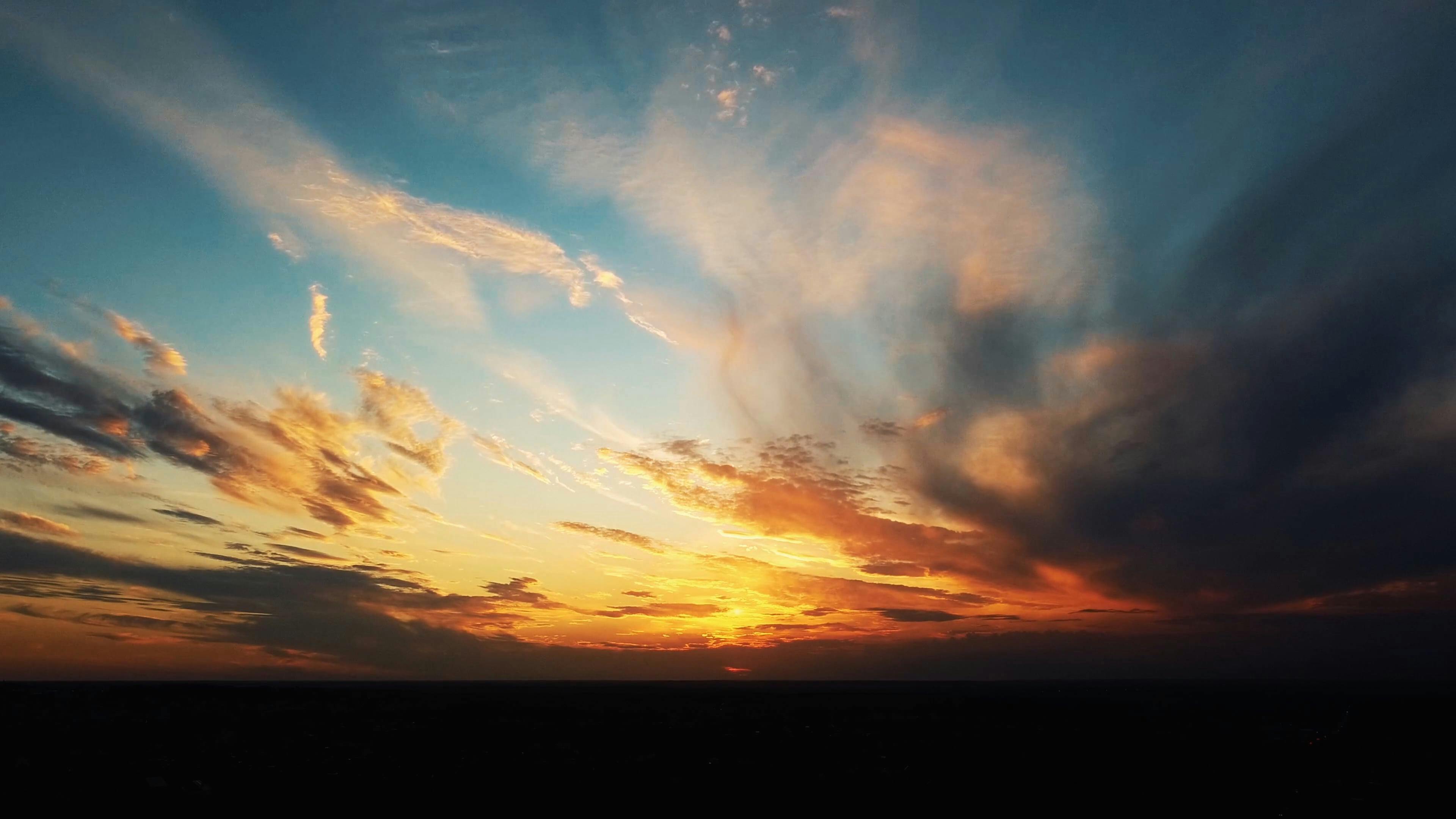 clouds on sky during sunset 11345330