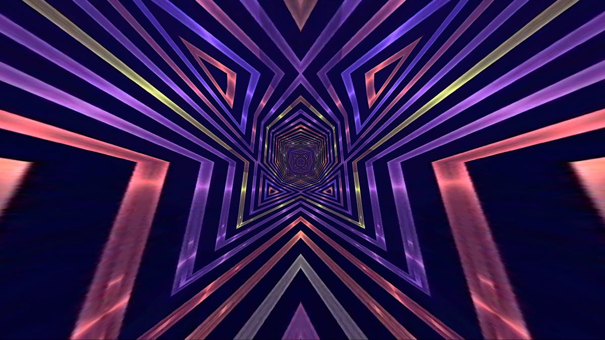 Dynamic Abstract Light Display Animation Free Stock Video Footage ...