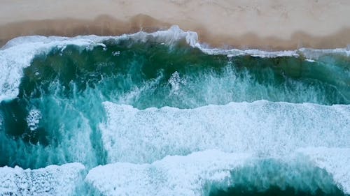 Breaking Waves on a Sandy Beach