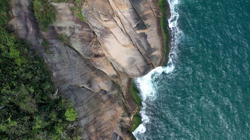 Directly Above View of Coast