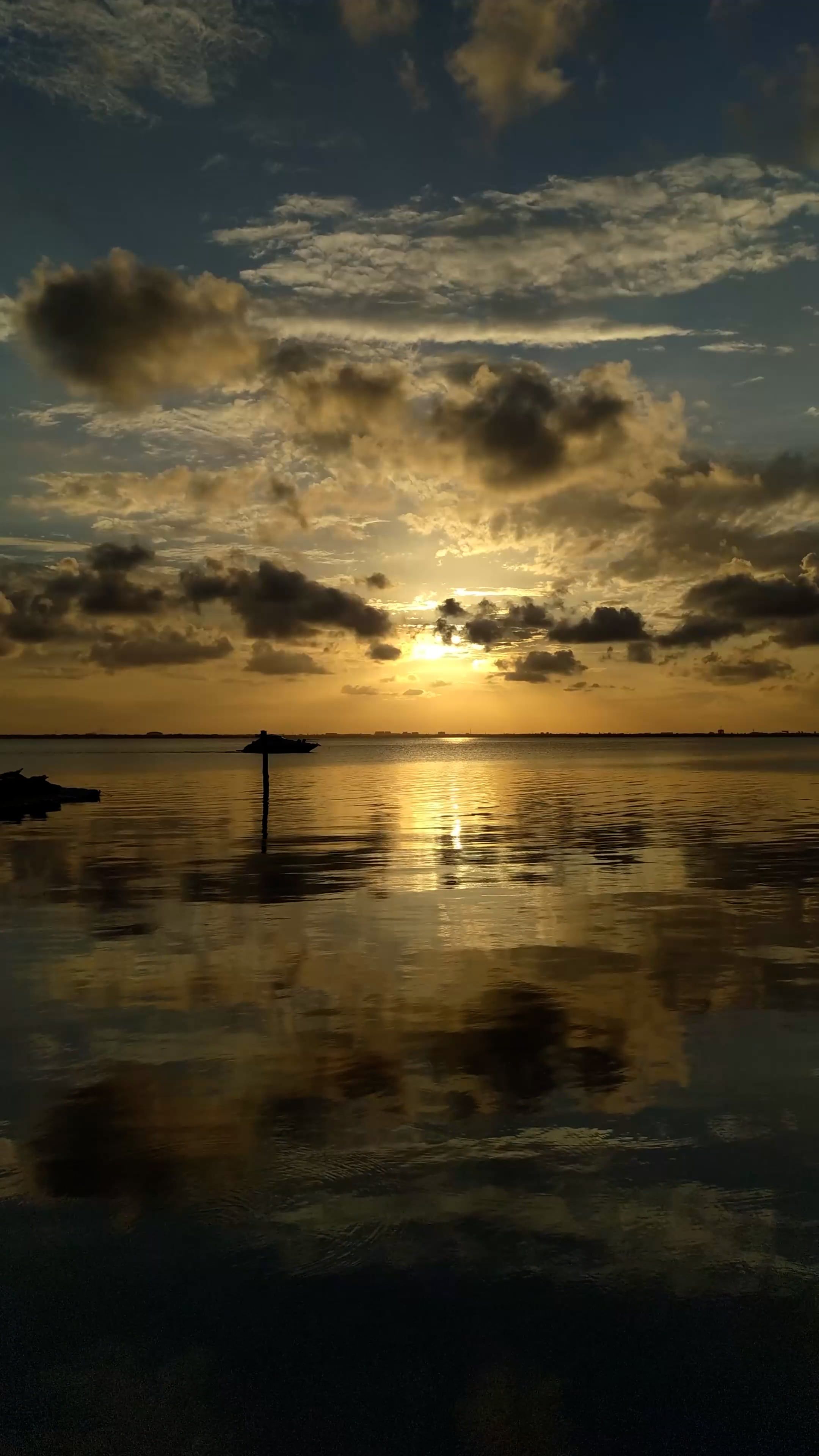 beautiful sunset sky in the caribbean sea 11426171