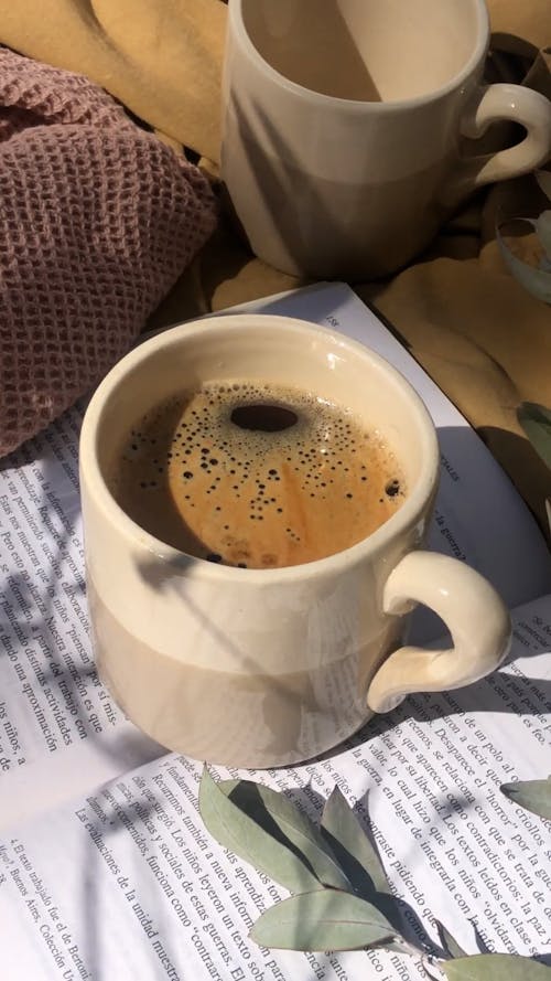 Coffee Cup on Book