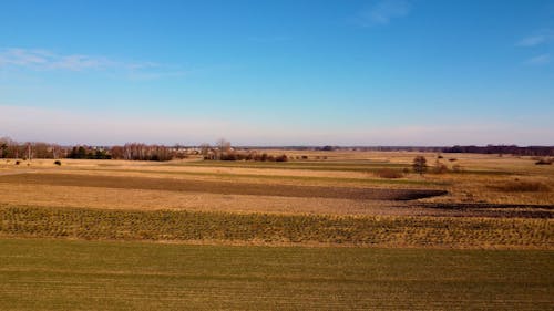 Birds Eye View on Rural Fields