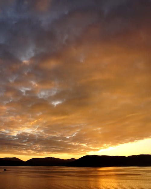 Time Lapse of a Beautiful Sunset Sky