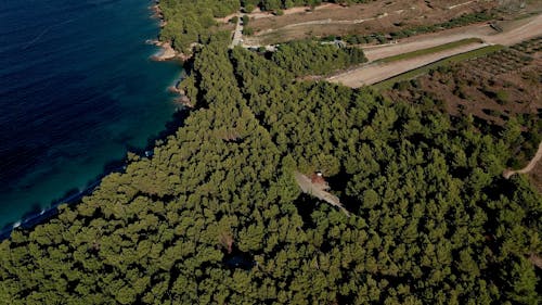 Drone Video of Brac Island in Croatia 