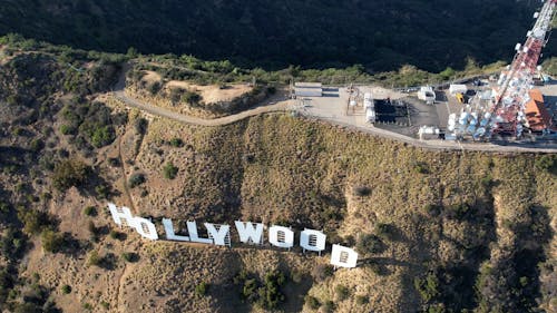 Mountain With Hollywood Landmark