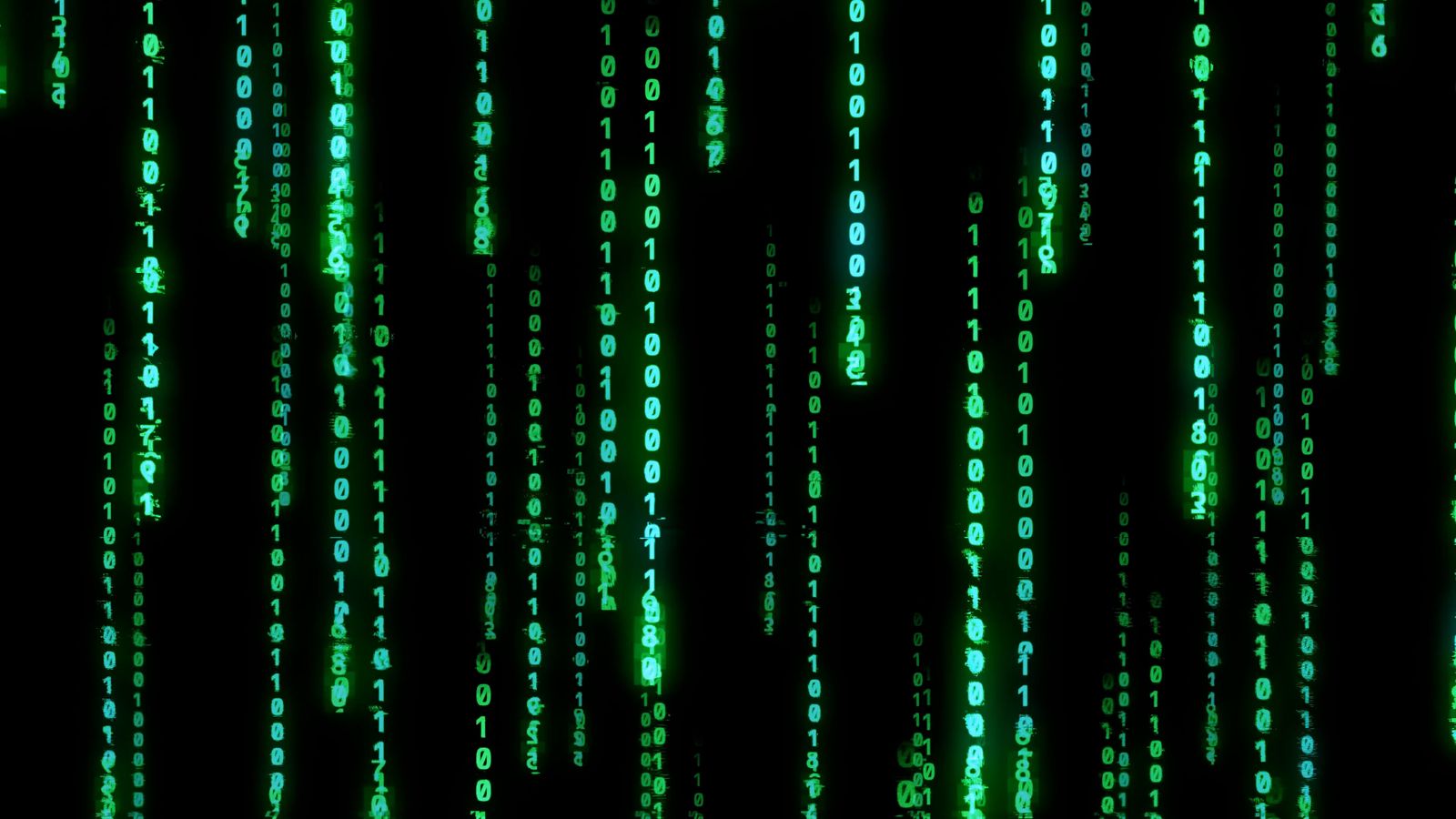 Green Digital Matrix Code Background Animation Free Stock Video Footage ...