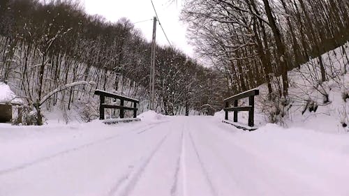 Go Pro를 사용한 겨울 풍경 동영상