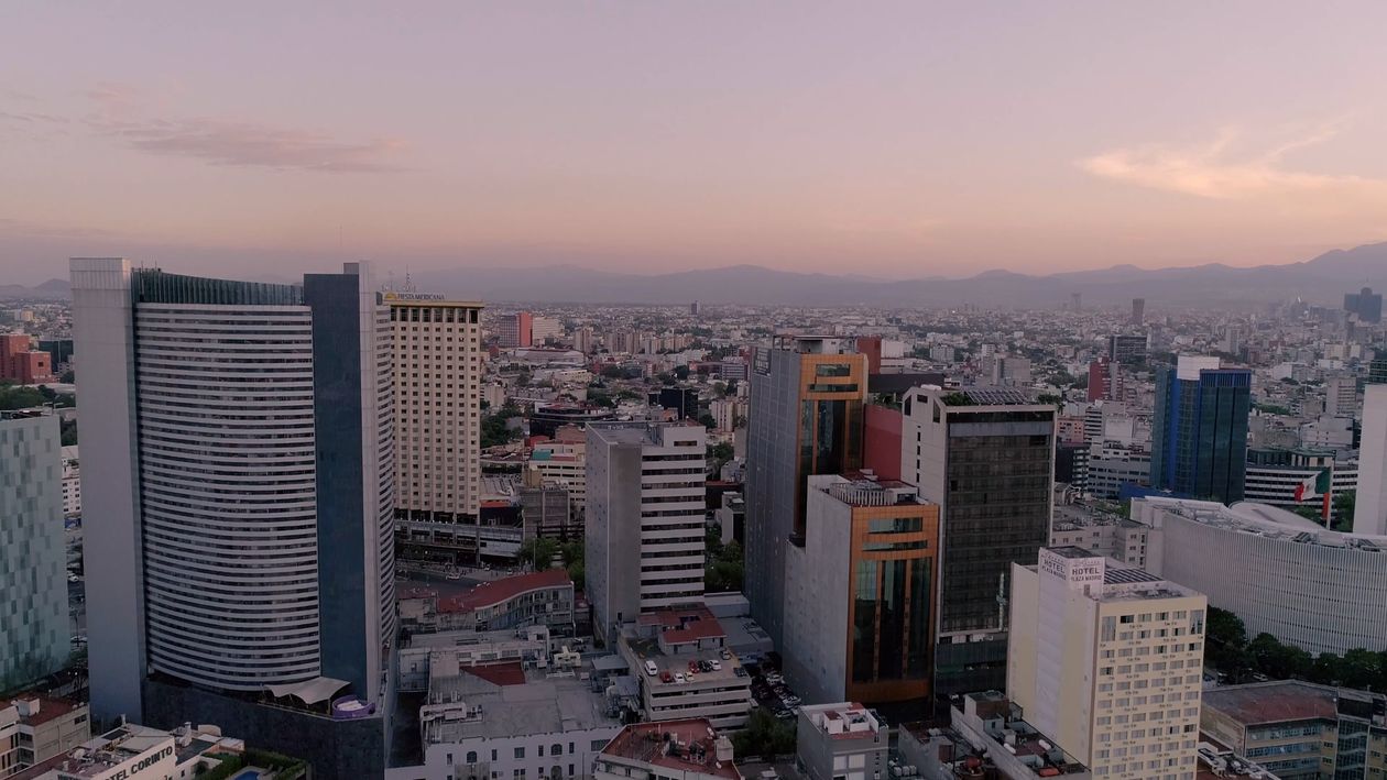 Aerial View of Mexico City Free Stock Video Footage, Royalty-Free 4K ...