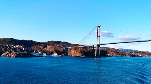 Askøy Suspension Bridge in Norway