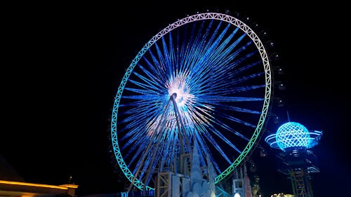 Ferris Wheel at Night 