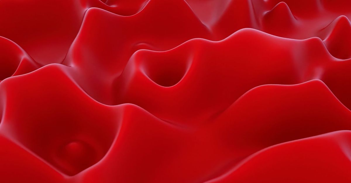 Red Animation Texture Abstract Digital Animation of a Red Fluid in Motion Free Stock Video ...