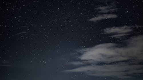 Time Lapse of a Starry Night Sky