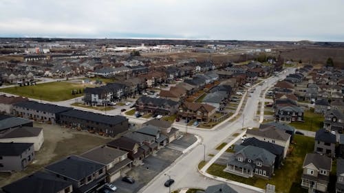 Drone Video of a Residential Area 