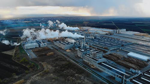 Smoke from Factory Chimneys