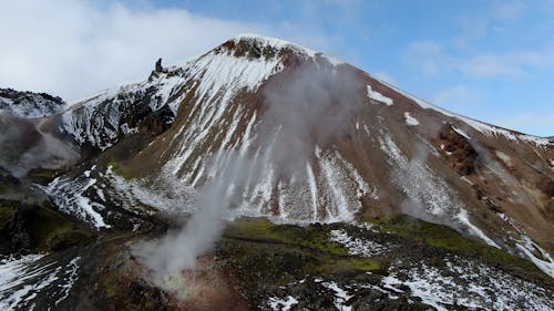 Mountain with Smoke