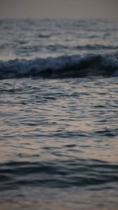 Nothing Ahead's ocean waves sunset video