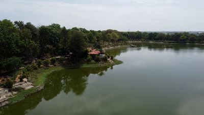 Serene Aerial View of a Scenic Lake Free Stock Video Footage, Royalty ...