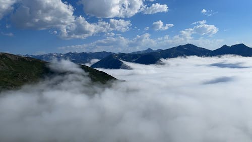 Clouds Above Green Mountains