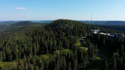 Drone Footage of Koli National Park in Finland