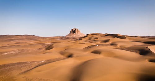 Animation of Dunes on Desert
