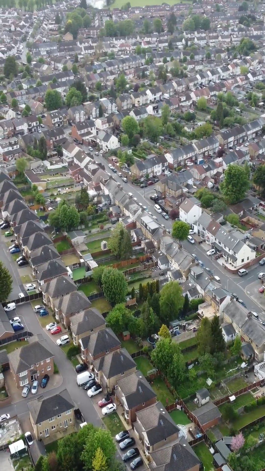 birds eye view of town 12074649
