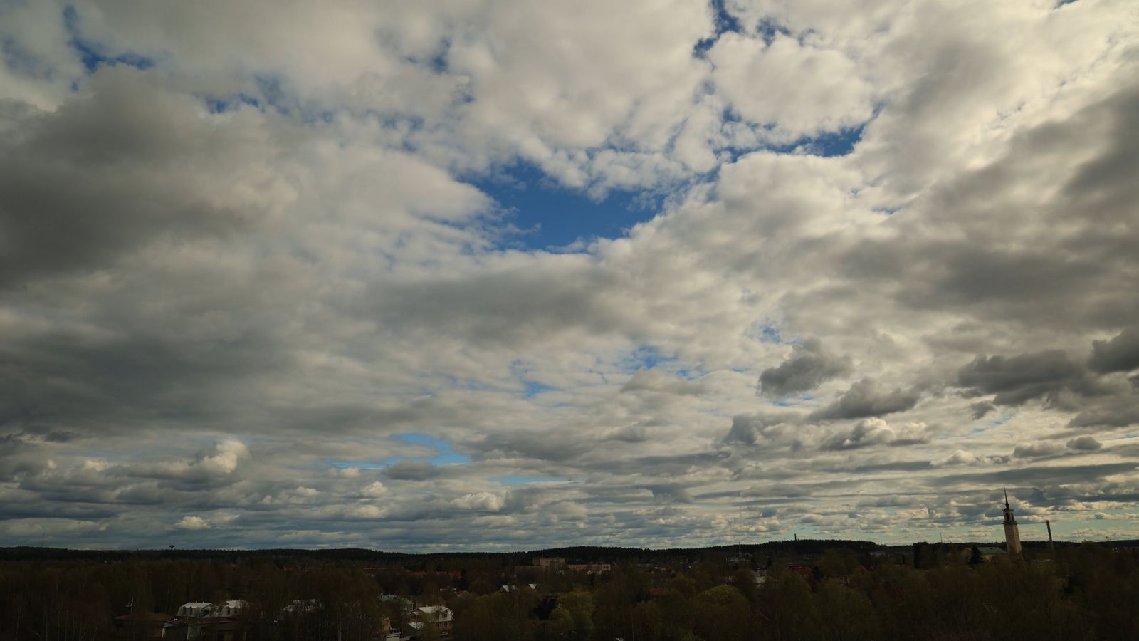Time Lapse of Fluffy Moving Clouds in a Blue Sky Free Stock Video ...