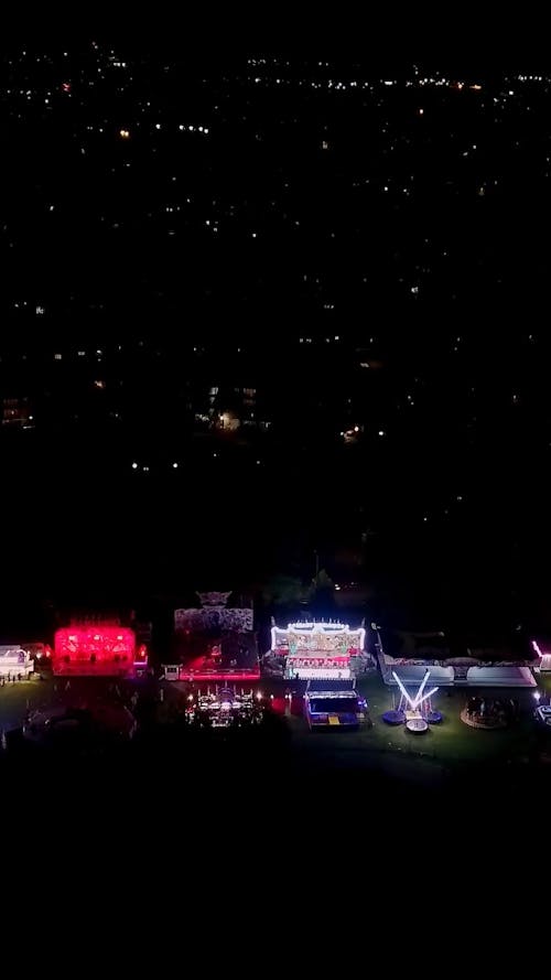 Amusement Park at Night