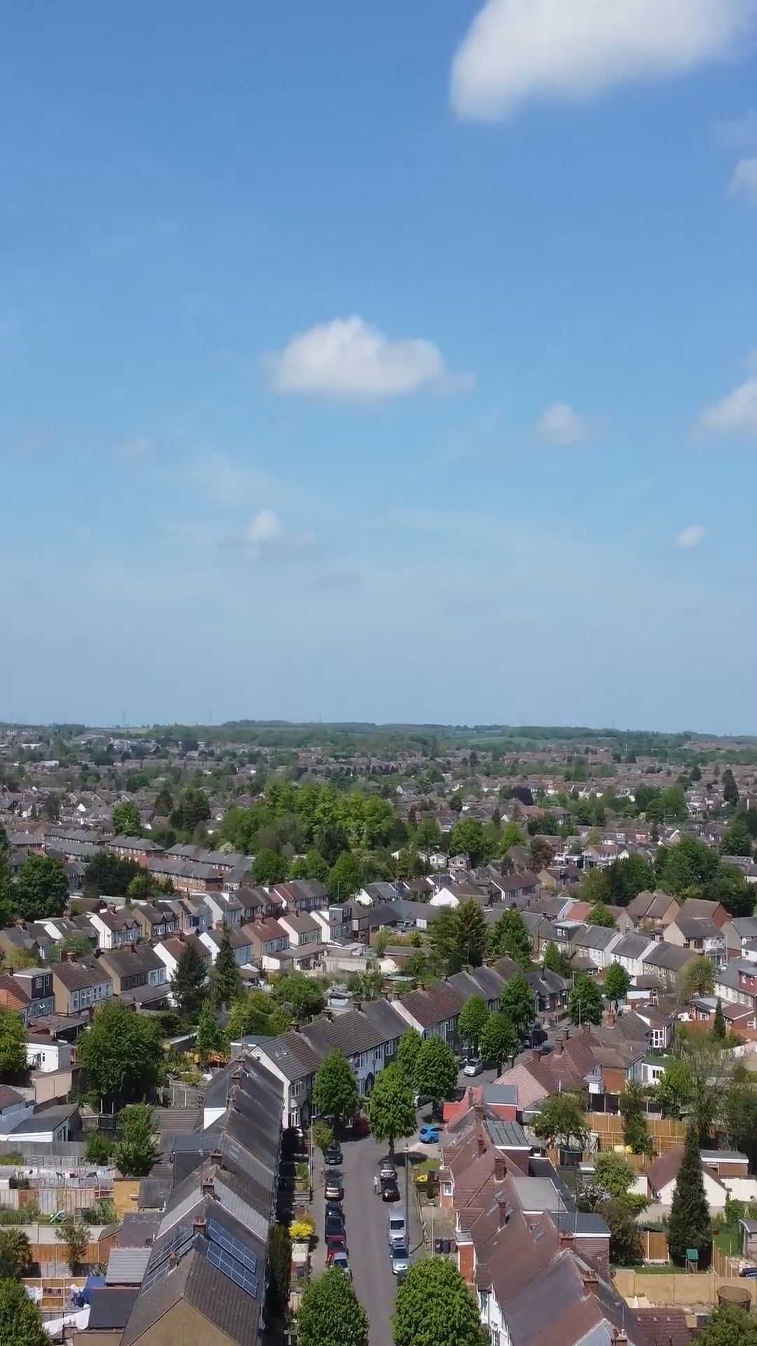 clear sky over town 12152578