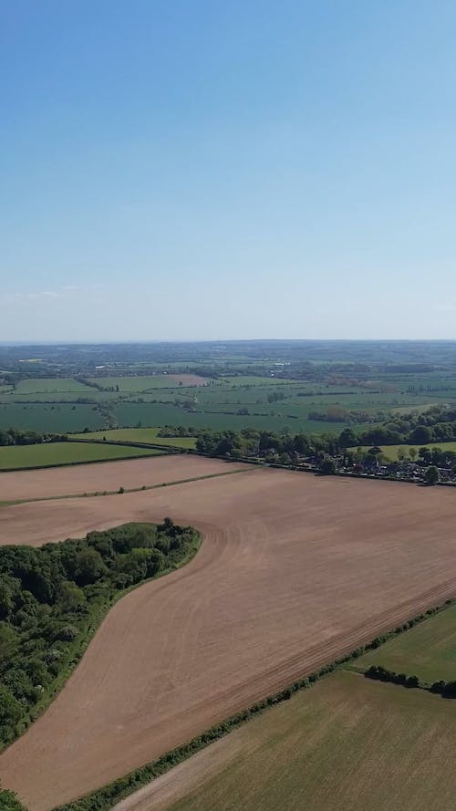 Clear Sky over Fields