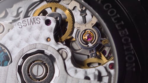 Close up of Clock Mechanism