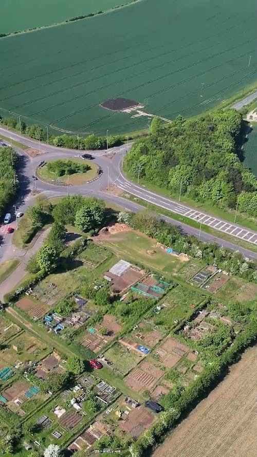 Roundabout in Village