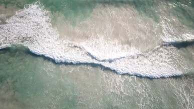 waves on sea shore