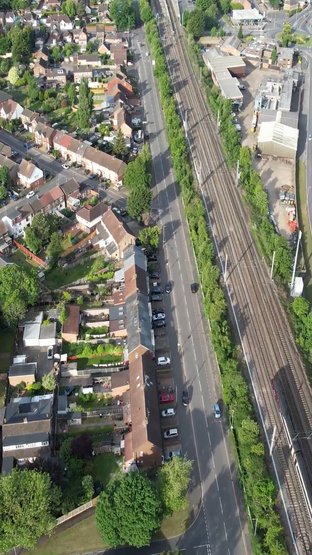 passenger train passing aerial footage 12230489 — free pexels stock footage