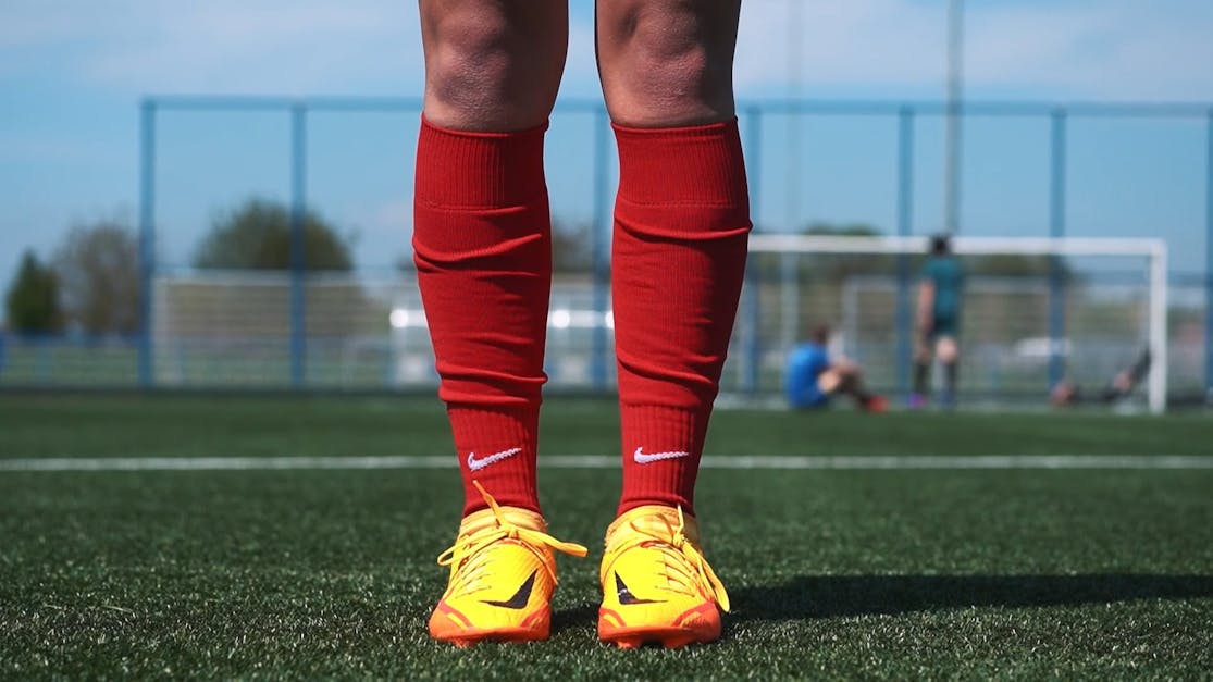 Close up of a Soccer Player Fixing their Socks Free Stock Video Footage ...