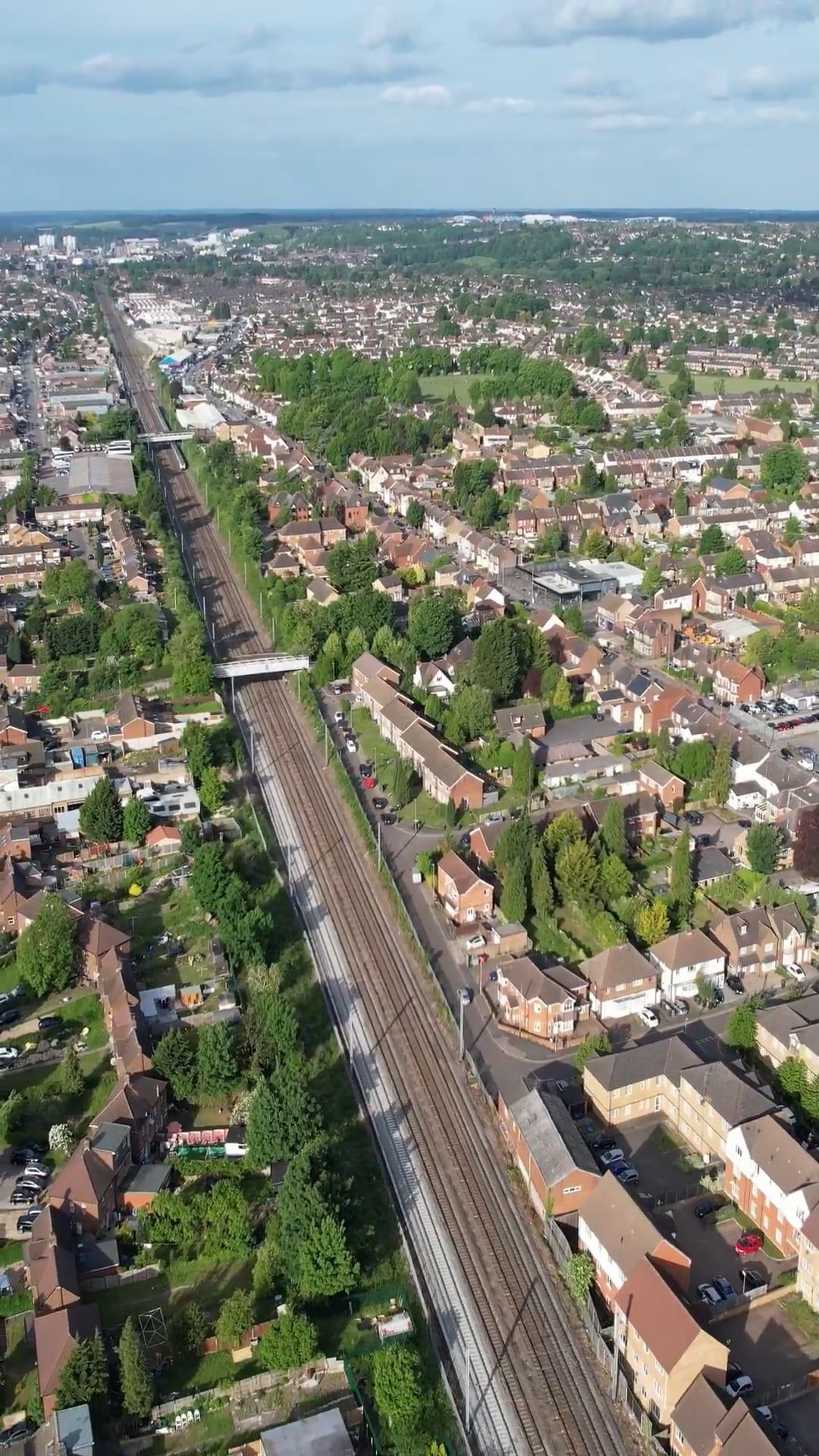 railway tracks in residential district 12234303 — free pexels stock footage