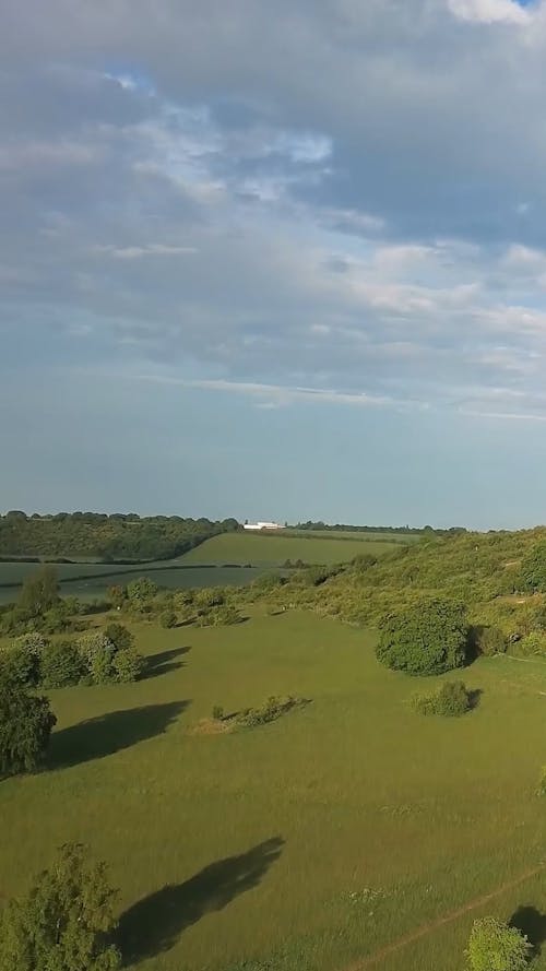 Rural Landscape Aerial Footage