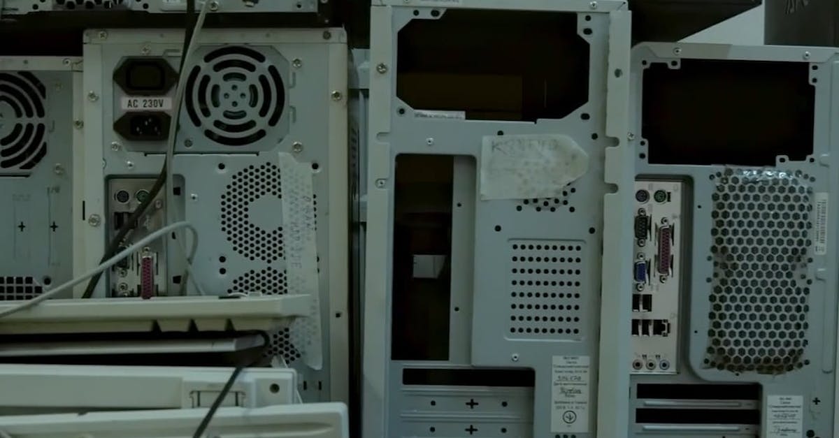 Stacked Computers and Keyboard Free Stock Video Footage, Royalty-Free ...